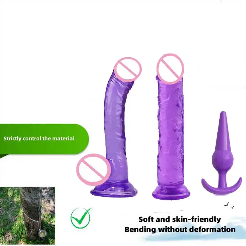 Soft Dildo Real Big Gode Fake Dick Penis Silicone Erotic Adult Gay Sex Toys Dilldo Plugs for Woman Sexyshop Penis Products 18+