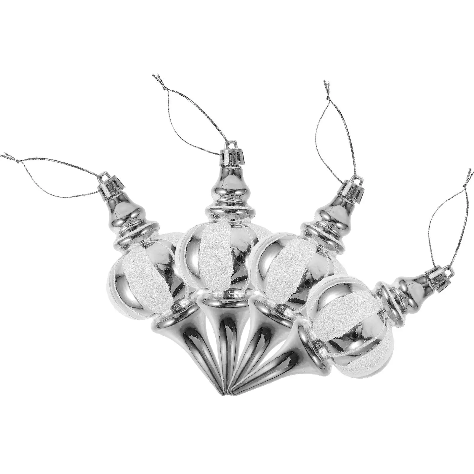 

4 Pcs Christmas Balls Hanging Decorations Plastic naments for Xmas Tree Festival Party Pendant DIY Christmas Decor