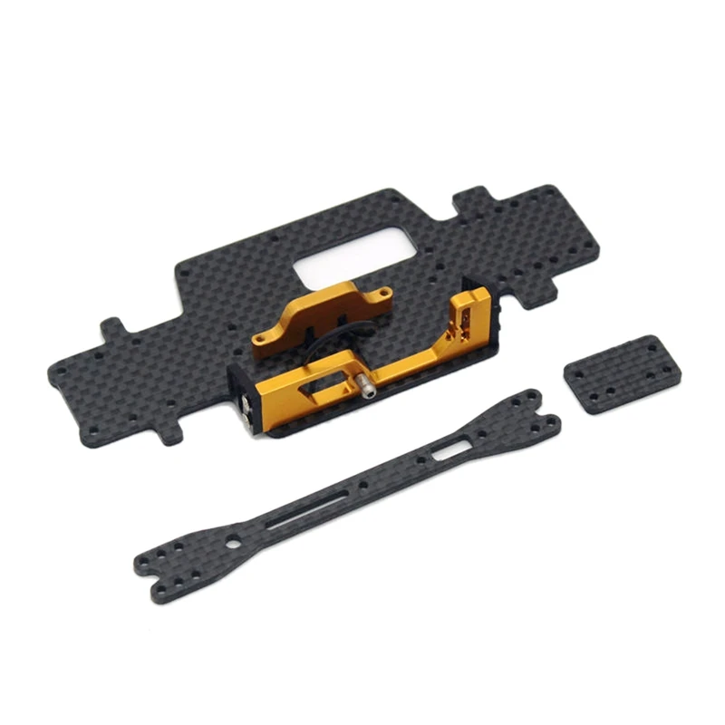 Carbon Fiber Chassis with Metal Battery Mount for Wltoys K969 K979 K989 K999 P929 P939 1/28 RC Car Upgrade Parts,B