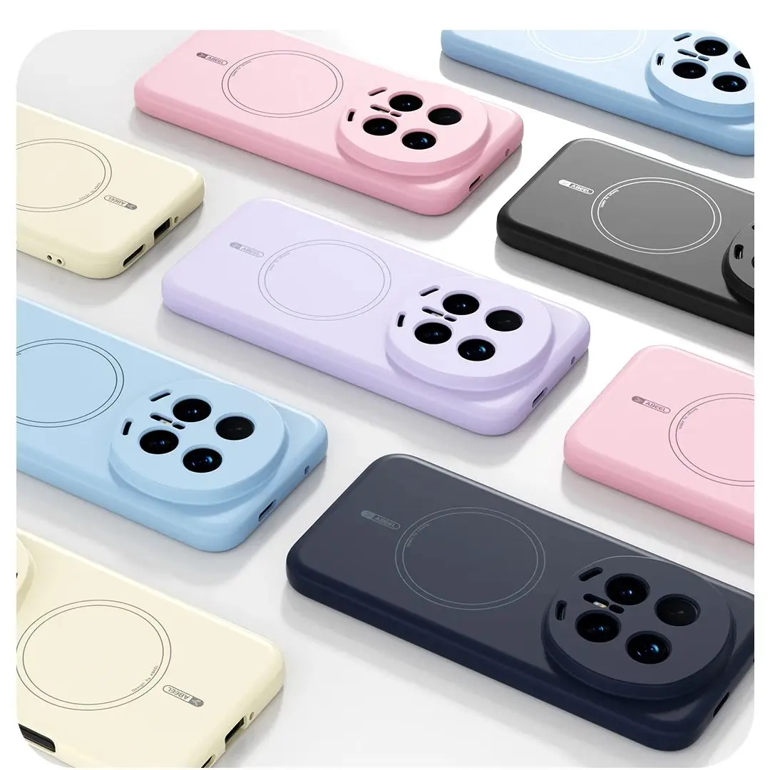 

For Honor Magic 8 Pro Case Hand Feel Liquid Silicone Magsafe Soft Mobile Phone Cover