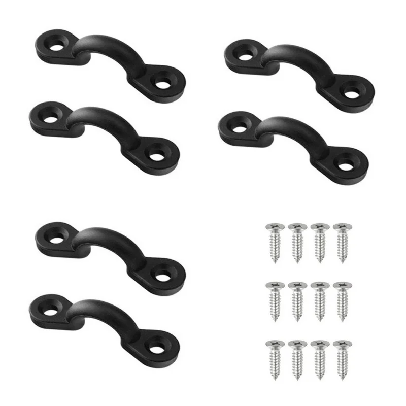 

ISURE MARINE Camelback Set with Screw Nylon Camelback Black Nylon Camelback Yacht Ship Hardware Accessories