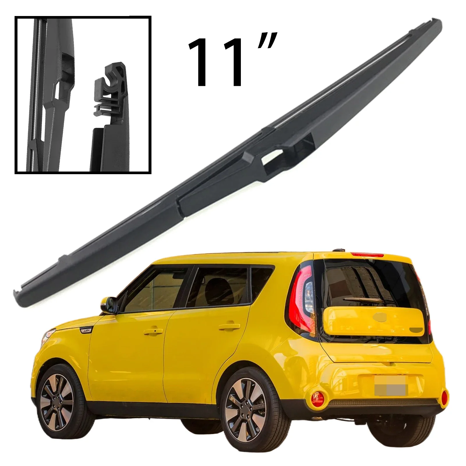 

For Kia Soul MK2 EV 2014-2019 Car Accessories 11" Rear Windshield Windscreen Washer Wiper Blade