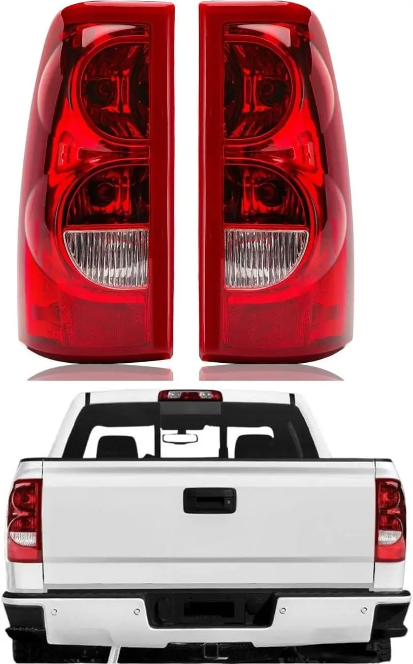 

Tail Lights compatible with 2003-2007 Chevy Silverado 1500 2500 3500 Driver and Passenger Side