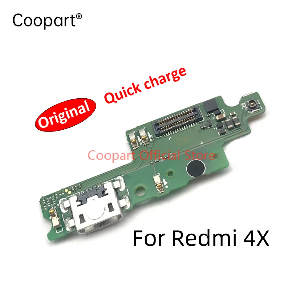 

Гибкая плата зарядного устройства Coopart для Redmi 4X USB-порт для зарядки, разъемная плата, гибкий кабель с микросхемой