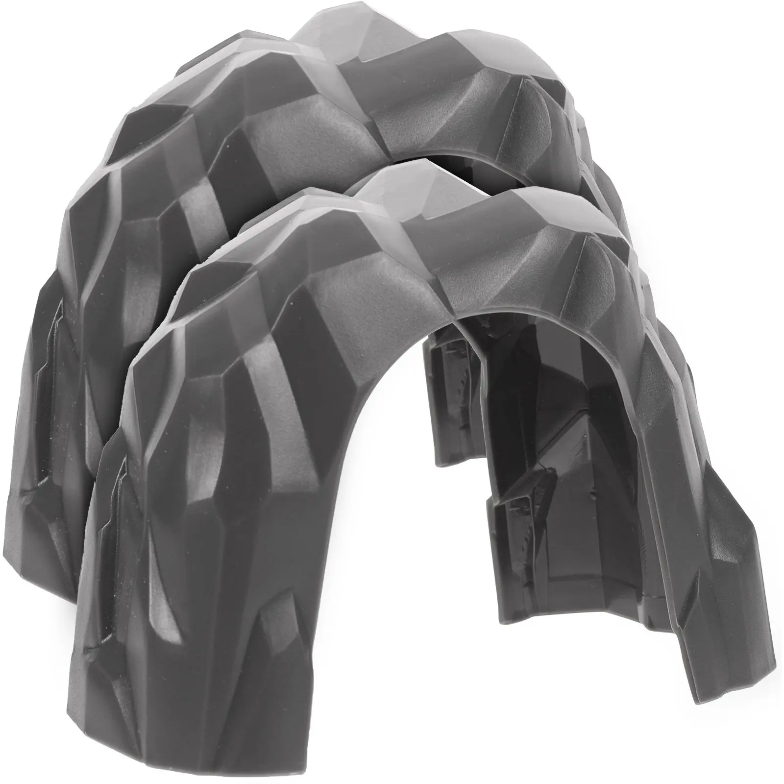 

2Pcs Simulated Train Tunnel Rounded Safe Playing Children Cave Decorative Railway Scenery Playing Tunnel for Games Backyard