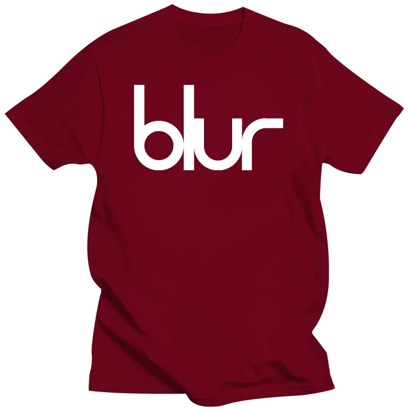 New BLUR Rock Band Logo Mens Black T-Shirt Size S to 3XL - 100% cotton