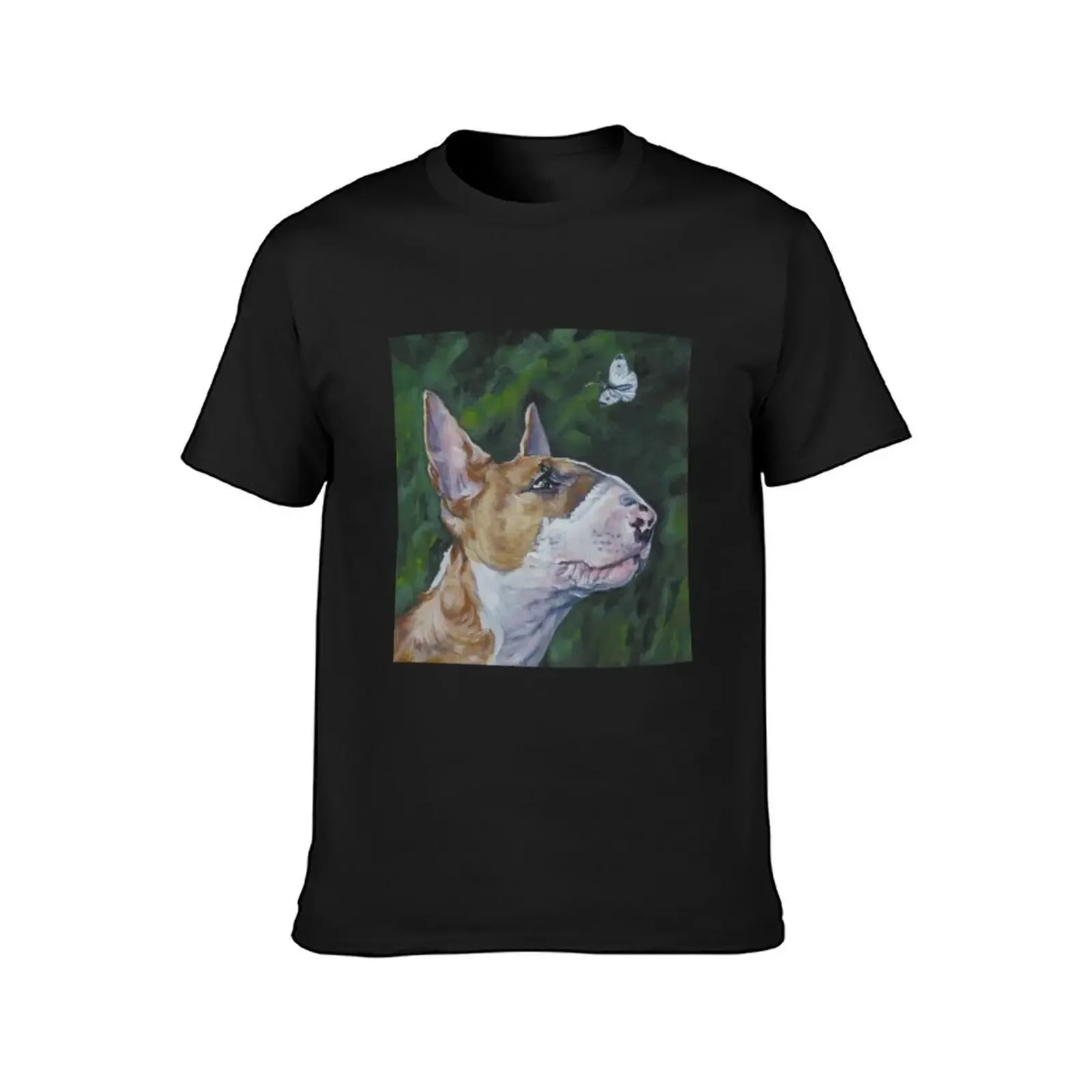 Bull Terrier Fine Art Painting T-Shirt street wear animal prinfor boys shirts graphic tees for a boy mens shirts graphic tee