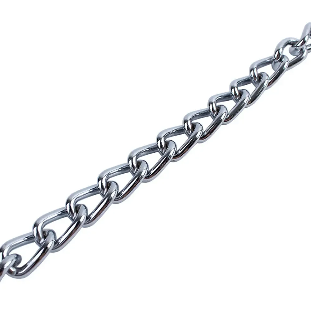 . Pet P Schlangenkette Hundehalsband aus Edelstahl, Verstellbares Würgehalsband für Training, Geeignet für Bulldoggen und Mittelgroße bis Große Hunde – Detail 5