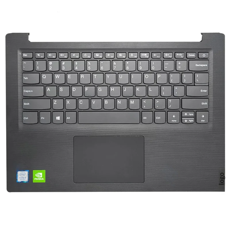 

^Новинка для Lenovo V14-IIL V14-IGM V14-IKB V14-14, верхний чехол с упором для рук и сенсорной панелью клавиатуры (версия 2016 года), серый