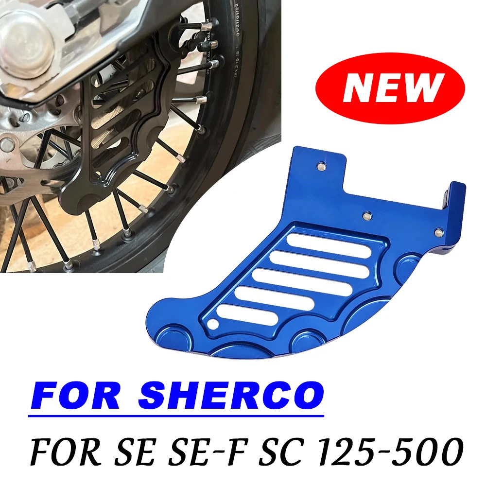 Motocross Rear Brake Disc Guard Protector For Sherco SE SE-F SEF SC 125 250 300 450 500 R Factory SE300 R 2022 2023 Accessories