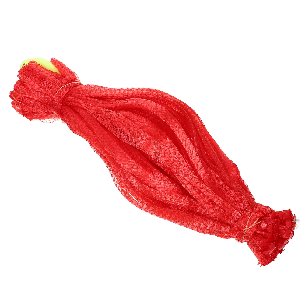 

50pcs Thickened Mesh Bags 45cm Red Rope Durable Plastic Fruit Storage Vegetable Shopping Practical Safe Use Gardening Supplies