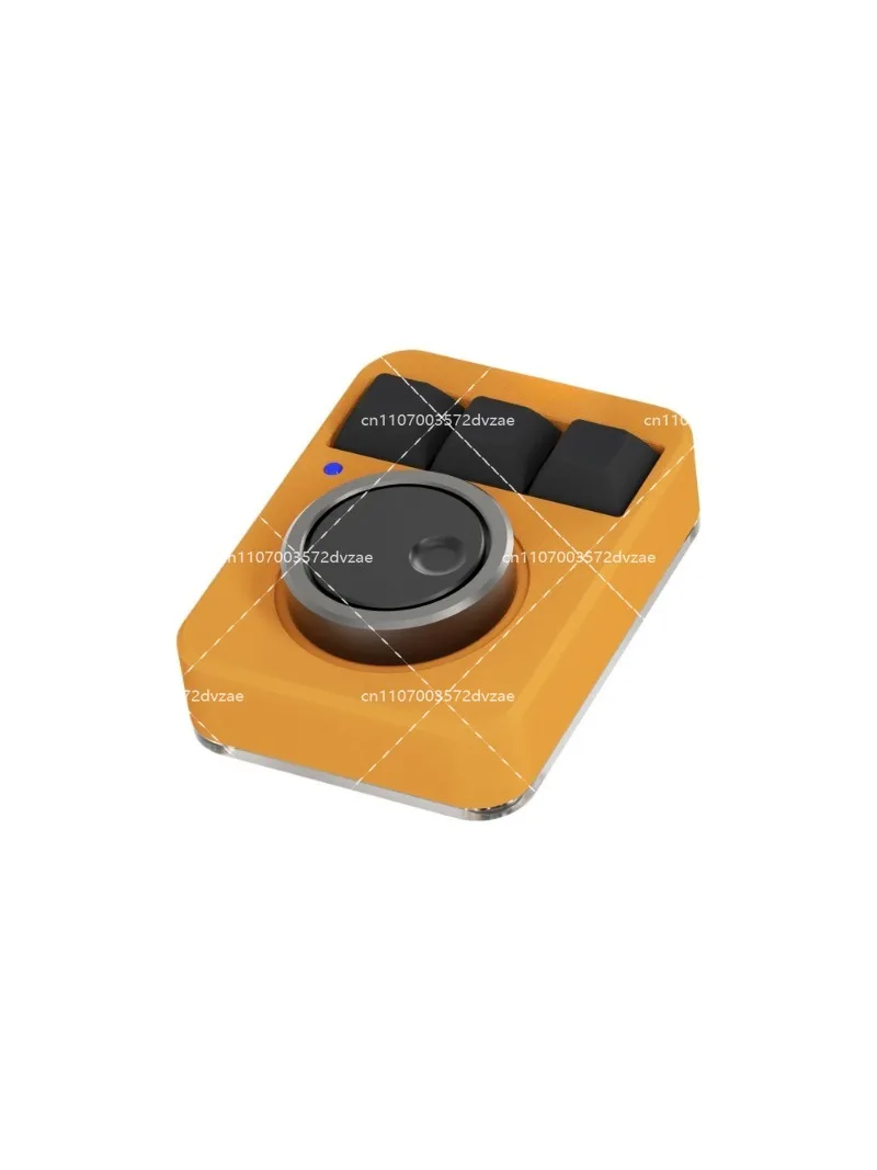 3-Key Custom Aluminum Alloy Bluetooth Dual-mode Wireless Designer Keypad KB03-01