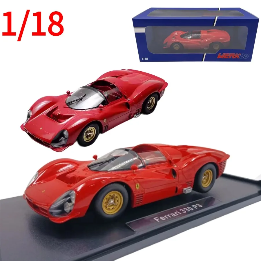 

WERK Diecast 1:18 Ferrari 330 P3 Car Model Ferrari Play Vehicles Collectible Model Cars Toys for Boys Gift