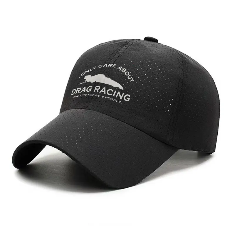 I Only Care About Drag Racing Quick Dry Baseball Cap
