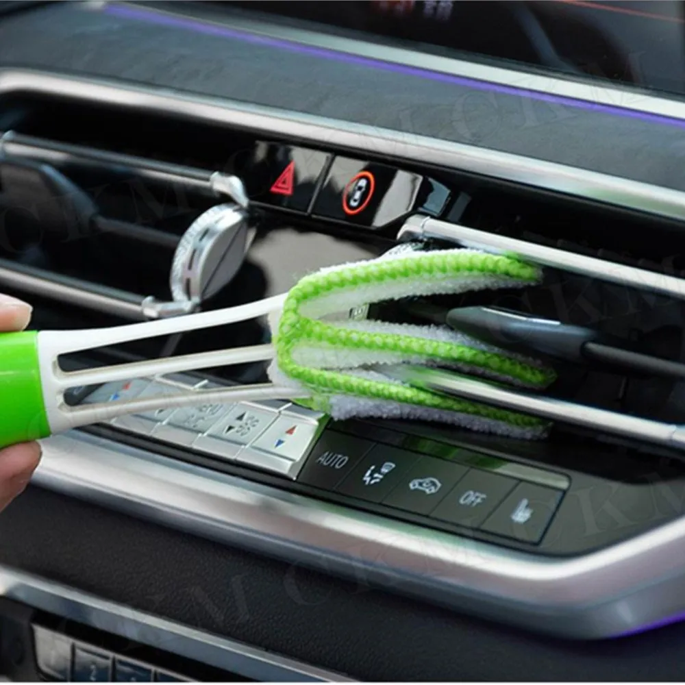 Auto Car Tools Accessories Air Conditioning Outlet Cleaning Brush Remover Dusting Blinds Keyboard Car Interior Brush Detailing