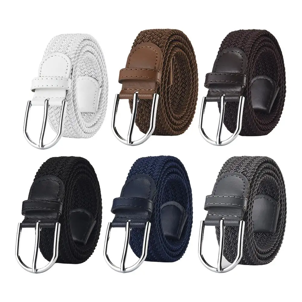 Эластичный тканый унисекс повседневный ремень модный универсальный ремень для спорта на открытом воздухе женский тактический ремень для скалолазания и работы нейтральный ремень