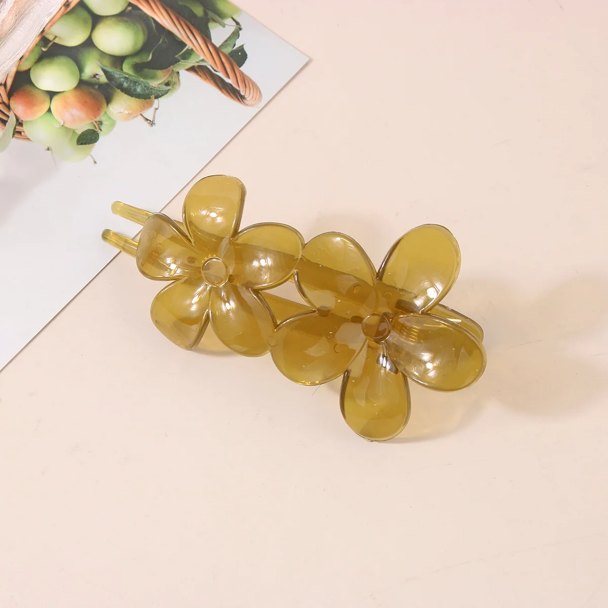 Women Hair Pin Black Korean Hair Clip Butterfly Flower Hair Claw Clip Large Duckbill Grab Clip Girls Hair Clips Hair Accessories