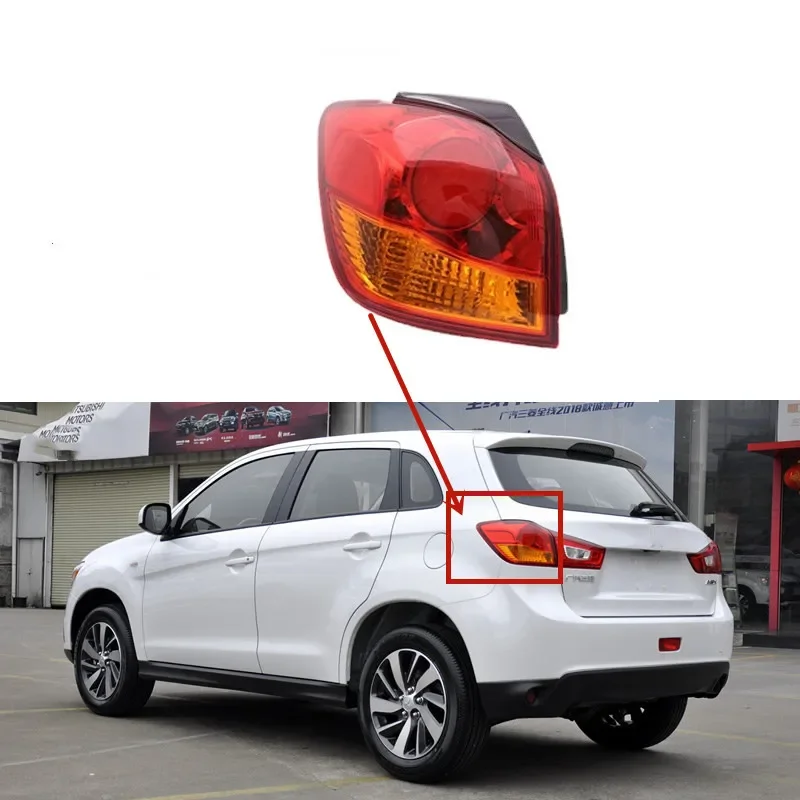 

For Mitsubishi ASX 2013-2018 Car Accessories Rear Outer Tail Light Assembly Stop Lights Parking Lamp Turn signal Rear lamp