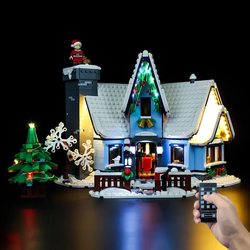 

Комплект светодиодного освещения без модели, подходящий для LEGO Santa's Visit Creator Expert 10293 (не включает строительные блоки)