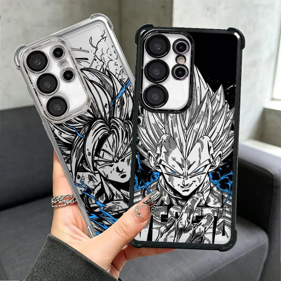 Case for Samsung Galaxy S26 S23 S21 Plus S25 Edge S24 S20 FE S22 Ultra Phone Cover Anime Ball Goku