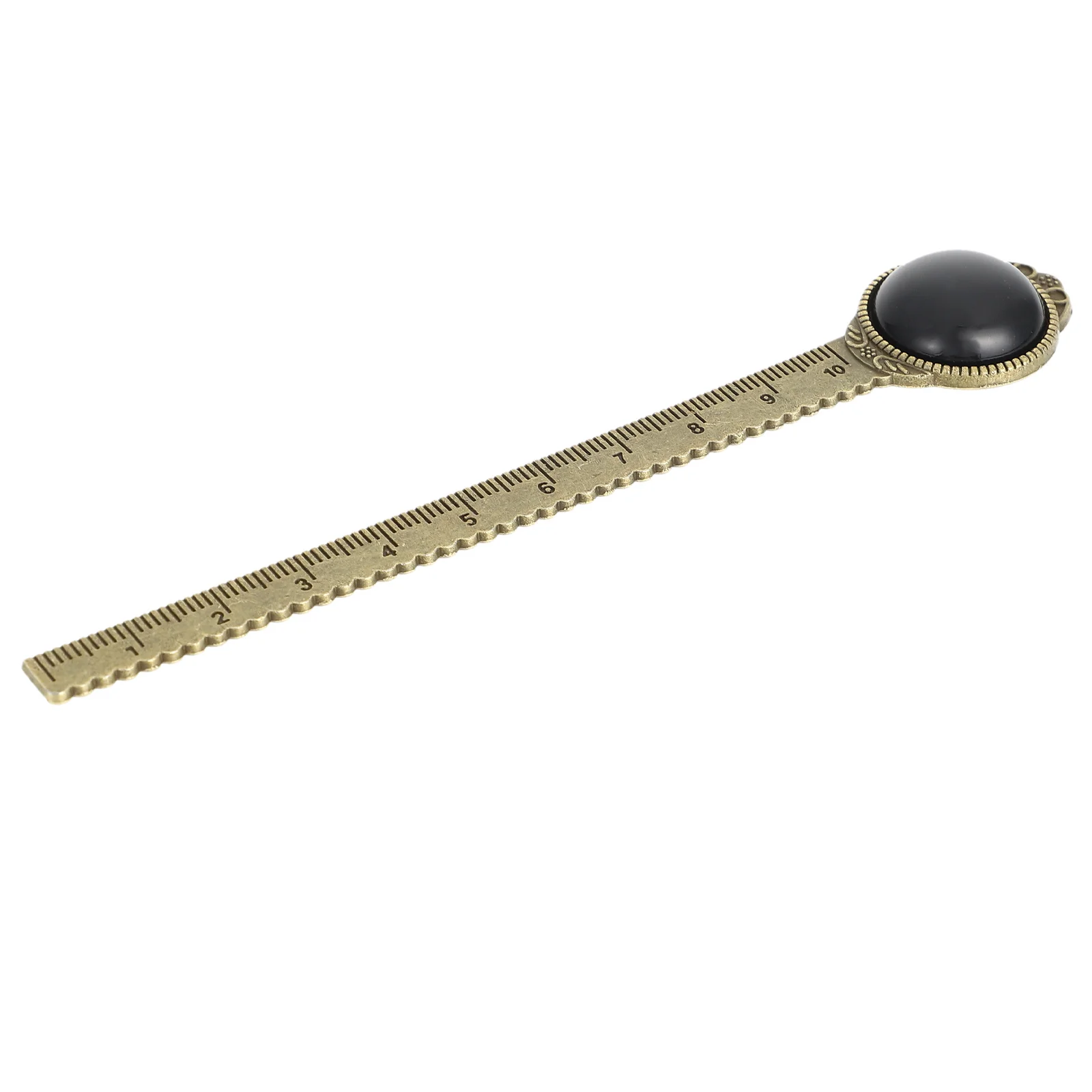 Stylish Book Mark Ruler Adorable Natural Stone Decoration Bookmark Reusable Reading Tool for Classroom Home Library