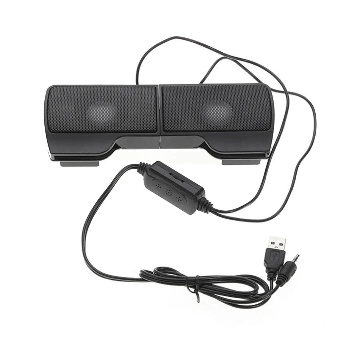 Mini tragbare USB-Stereo-Lautsprecher Controller Sound bar für Laptop MP3-Telefon Musik-Player PC mit Clip