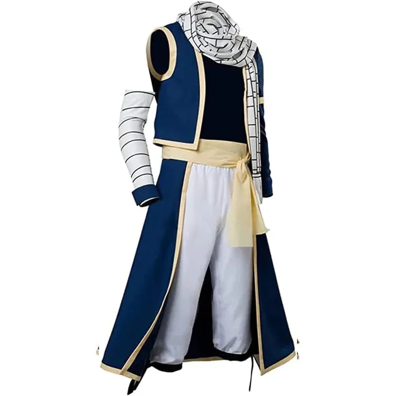 

qq273 Аниме Нацу Драгнил Косплей Костюм Фиолетовый Хэллоуин Сделал