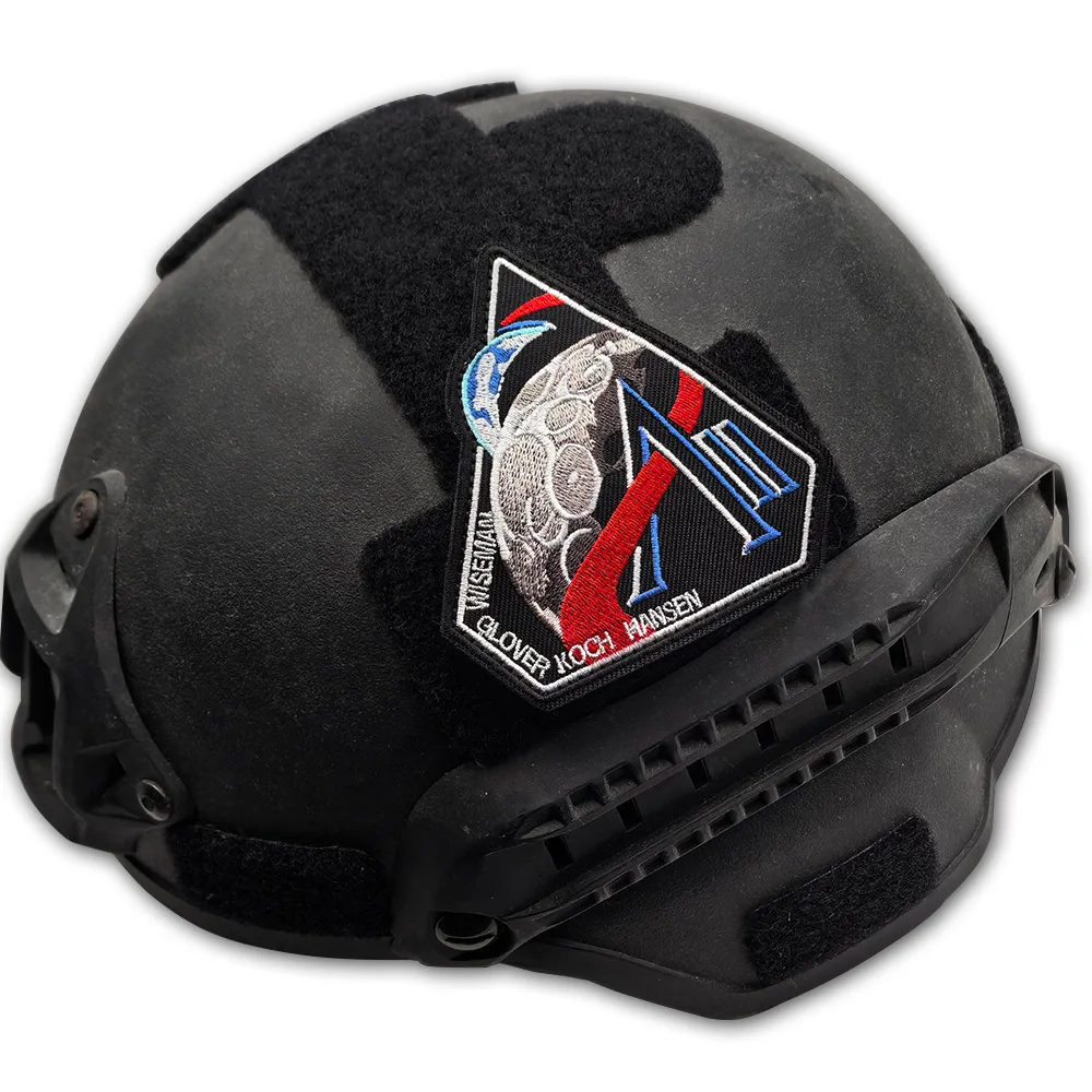 Besticktes Weltraum-Logo Raketen-Universum-Patch Astronaut Raumschiff Embleme Armbinde Abzeichen Aufkleber Taktische Patches – Detail 5