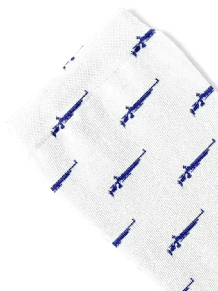 Air Rifle Dark Blue Socks Run christmas gifts Men Socks Luxury Brand Women's