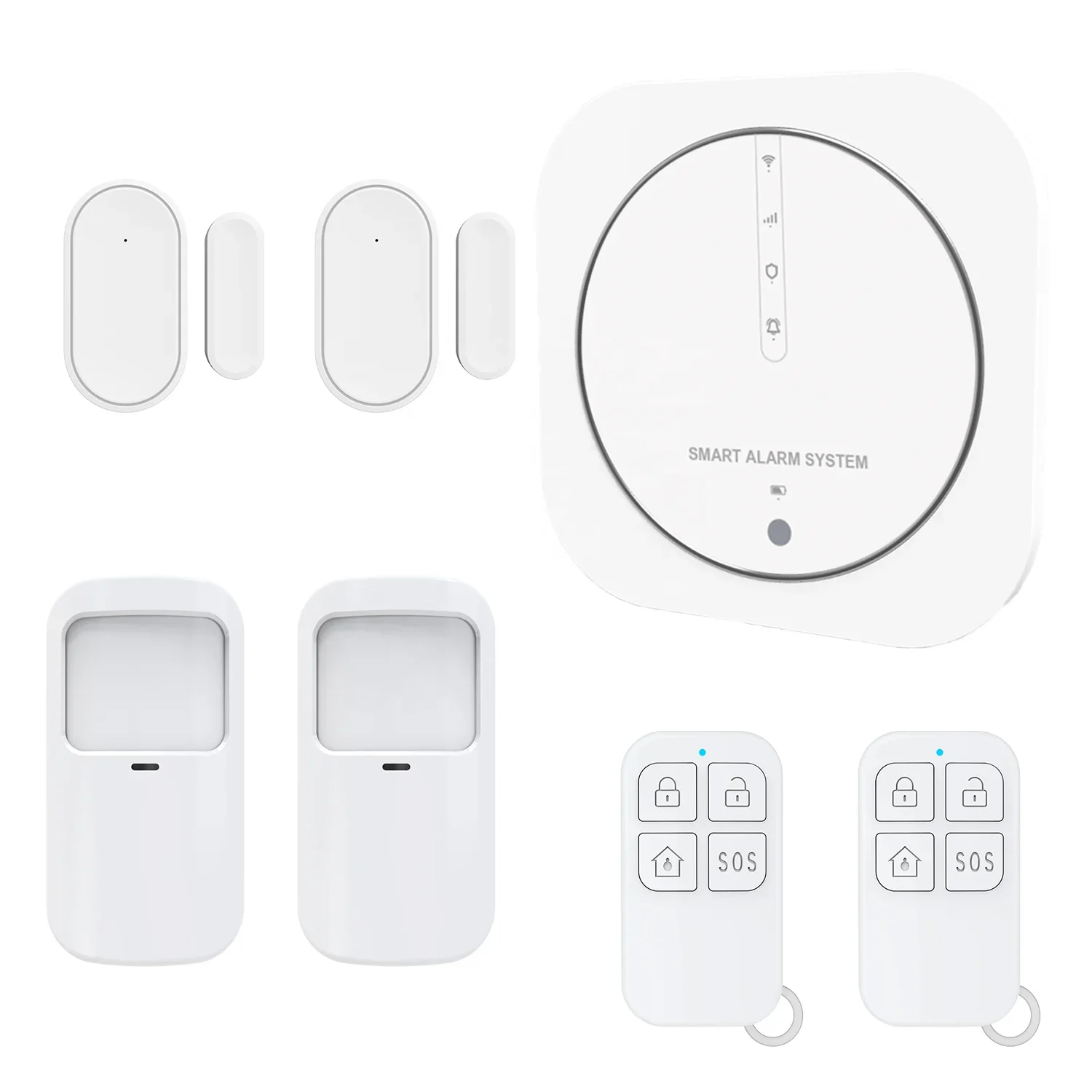 ANNKE Smart Home Wireless Security Alarm System WiFi-GSM Alarm System Powered by Tuya Works with Alexa