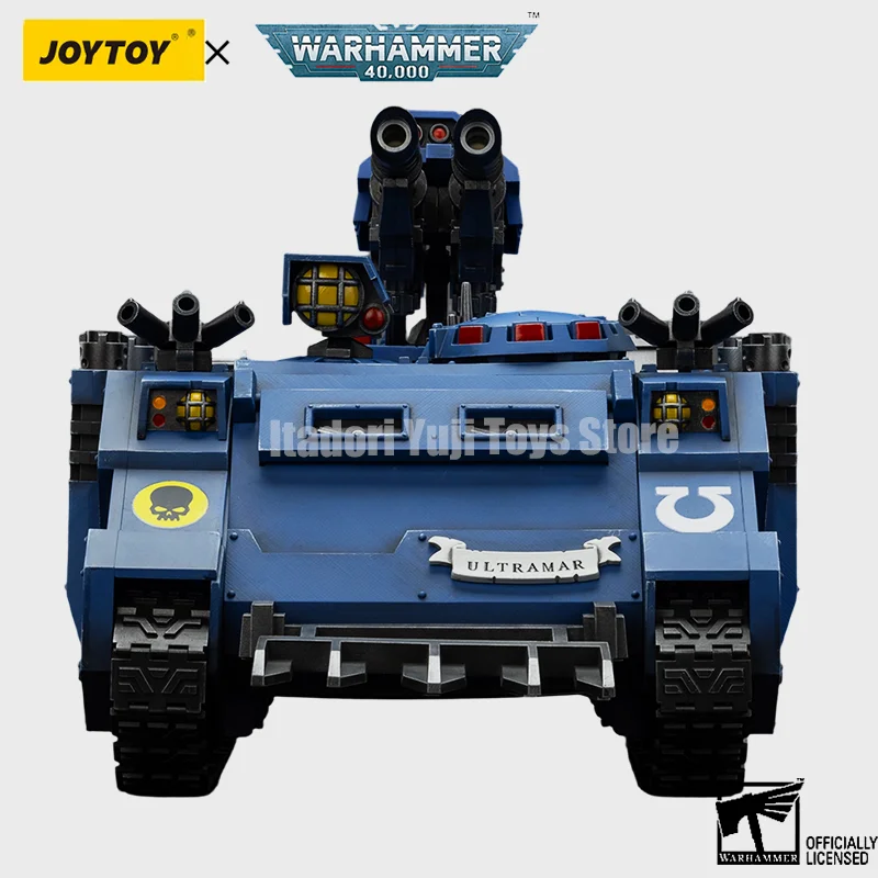 

JOYTOY Warhammer 40K 1/18 Action Figure Ultramarines Razorback with twin lascannon Anime Figurine Joint Movable Collection Model