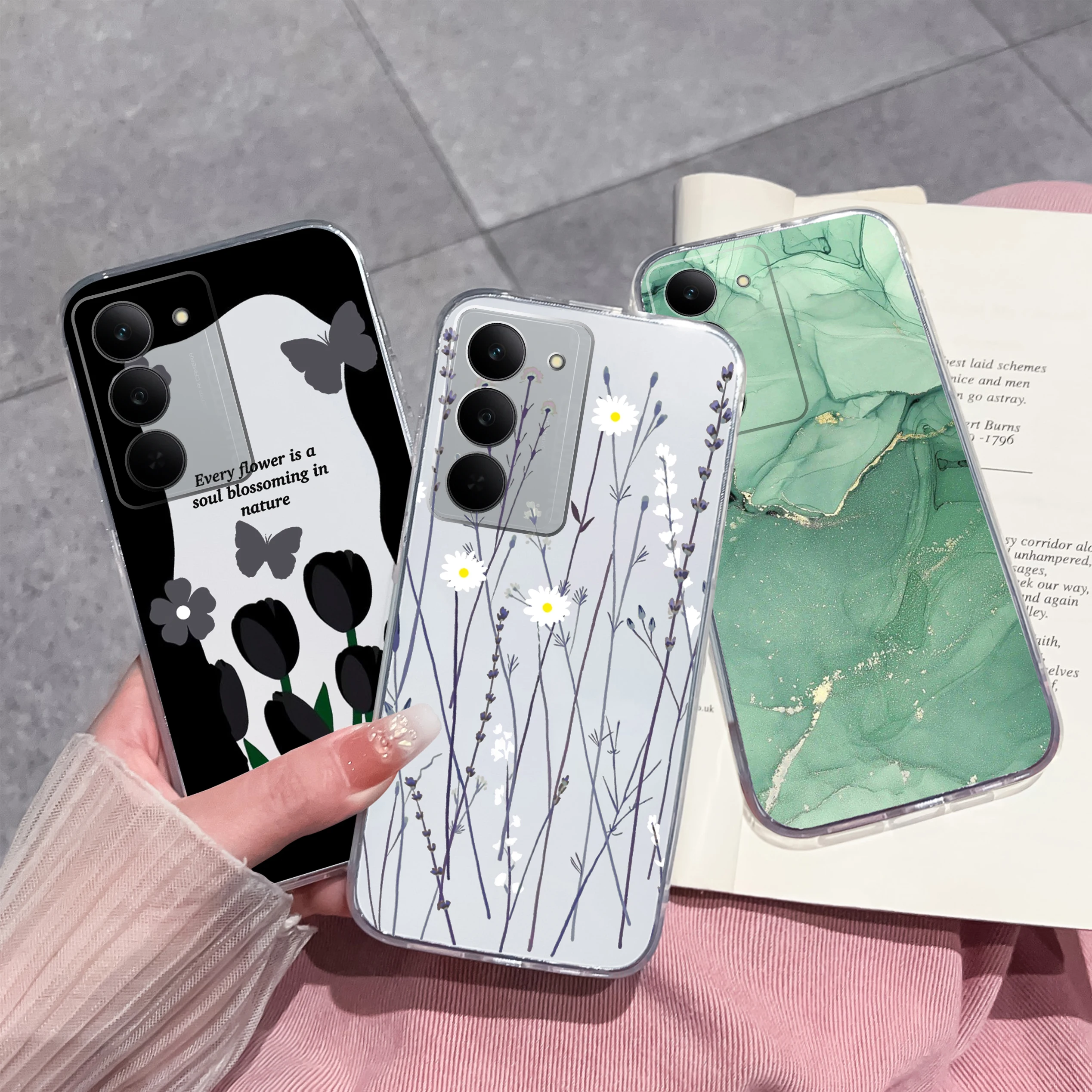 Clear Case For Realme 14X 5G Cover Soft Slim Comfortable Silicone Fashion Housing For Oppo Realme 14 X Realme14X Phone Cases