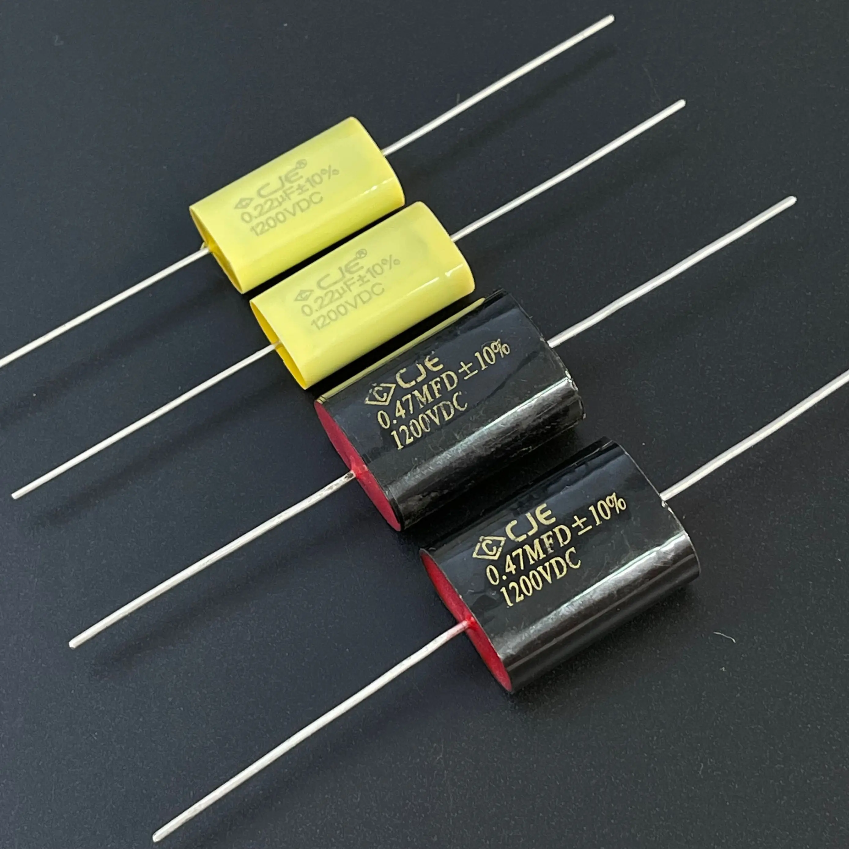 

5PCS CJE 0.22UF 0.47UF 1200V thick copper pin IGBT non inductive absorption protection film capacitor