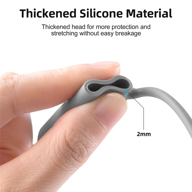CYCLI-2PCS For Starlink Cable End Caps Ethernet Cable Rainproof Silicone Protective Cover For Starlink Cable Storage Cover