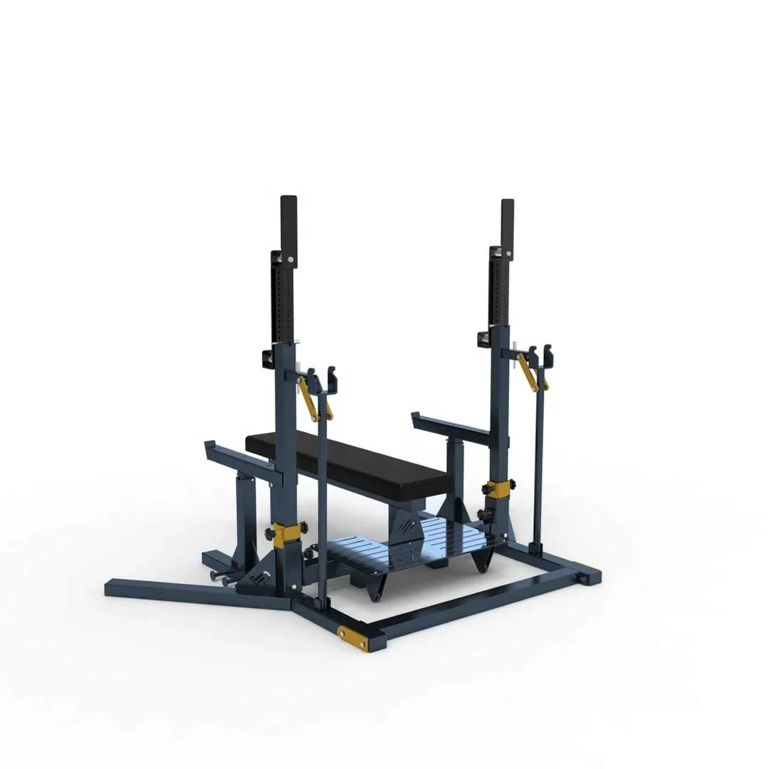 Professional Heavy Duty Competition Bench Powerlifting Combo Rack