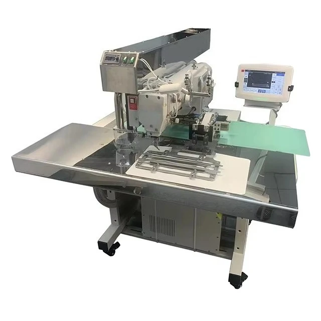 Automatic Shirt Placket Welt Setting Sewing Machine Laser Bag Opening Sewing Machine