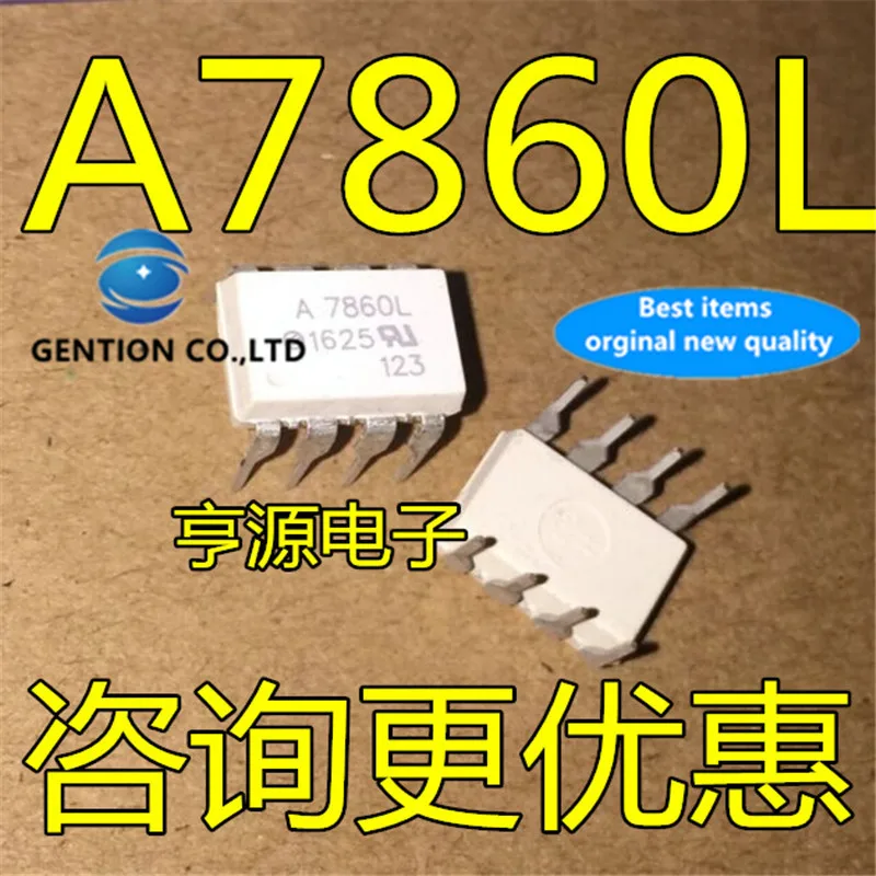 10Pcs  A7860P A7860L HCPL-7860L DIP-8 Optocoupler direct insertion in stock  100% new and original