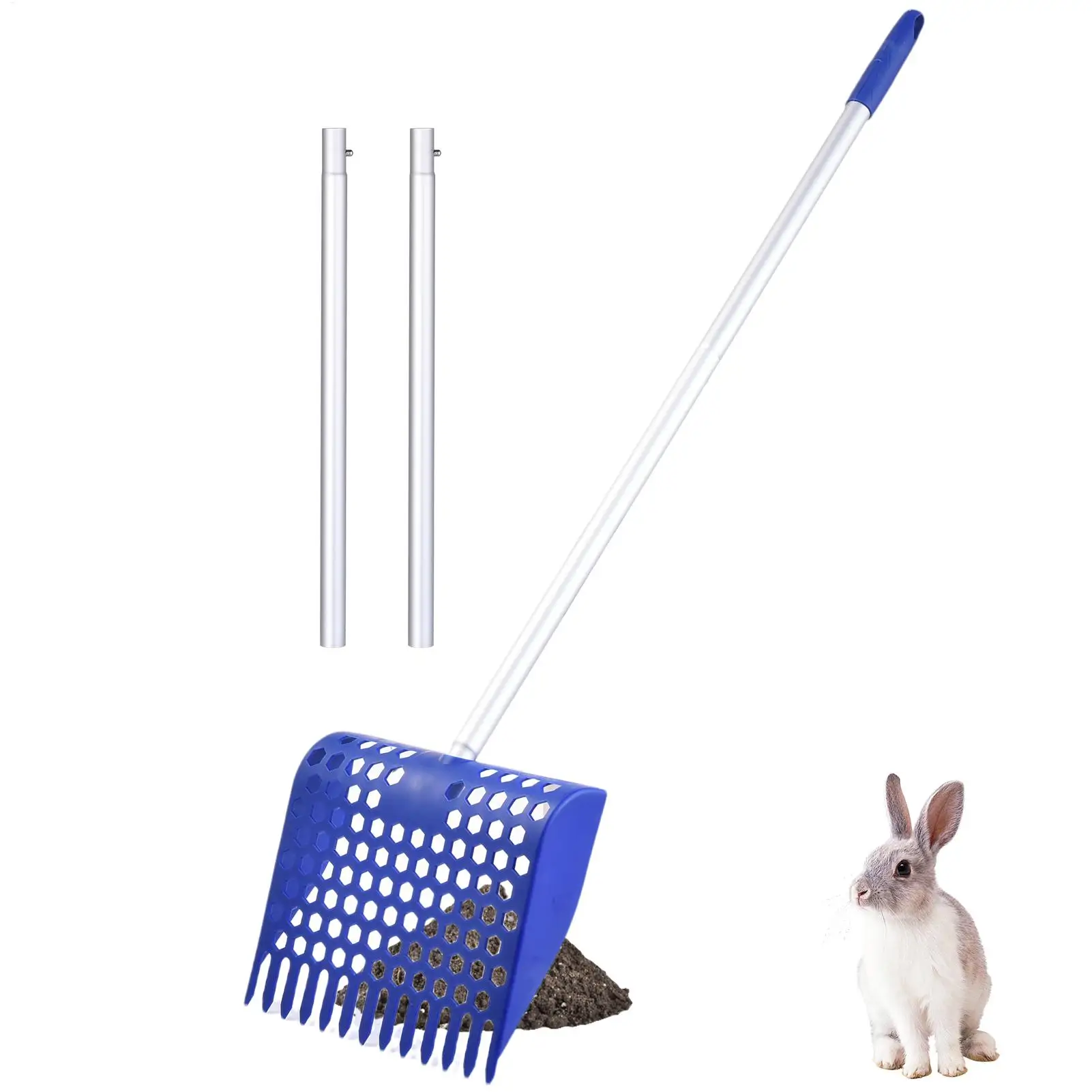 Detachable Aluminum Alloy Chicken Poop Scooper For Sand Poop Scooper For Chicken Coop Tool Litter Cleaning Shovel For Farm