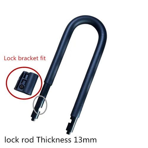 Imagen 2 del producto Soporte de bloqueo en U para bicicleta Falante, utilizado para candado de bicicleta de montaña y carretera, accesorios de plástico pp