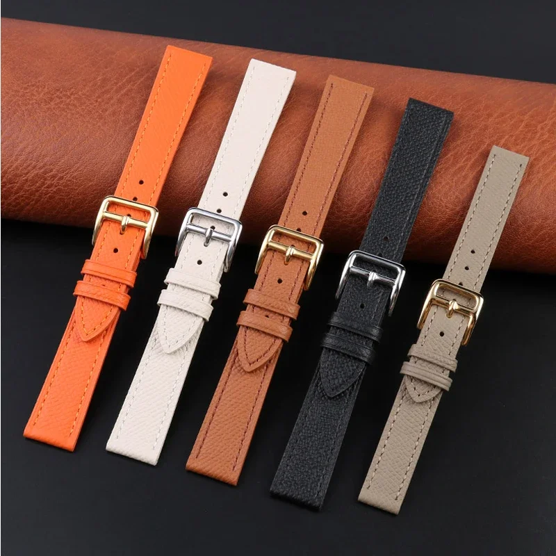 

Genuine Leather Strap Of The Watch Is Suitable For Hermes 14mm 16mm 18mm Fashionable Comfortable Soft cowhide Bracelet