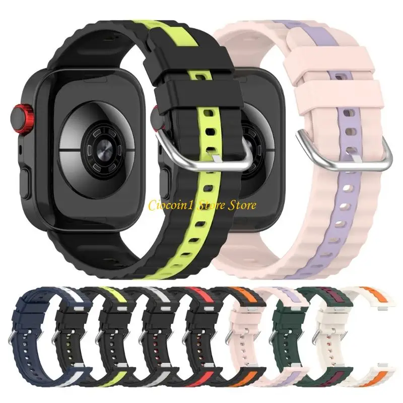 

A3PC Adjustable Silicone Wristband For Fitness Devices Lightweight Sweatproof Replacement Band