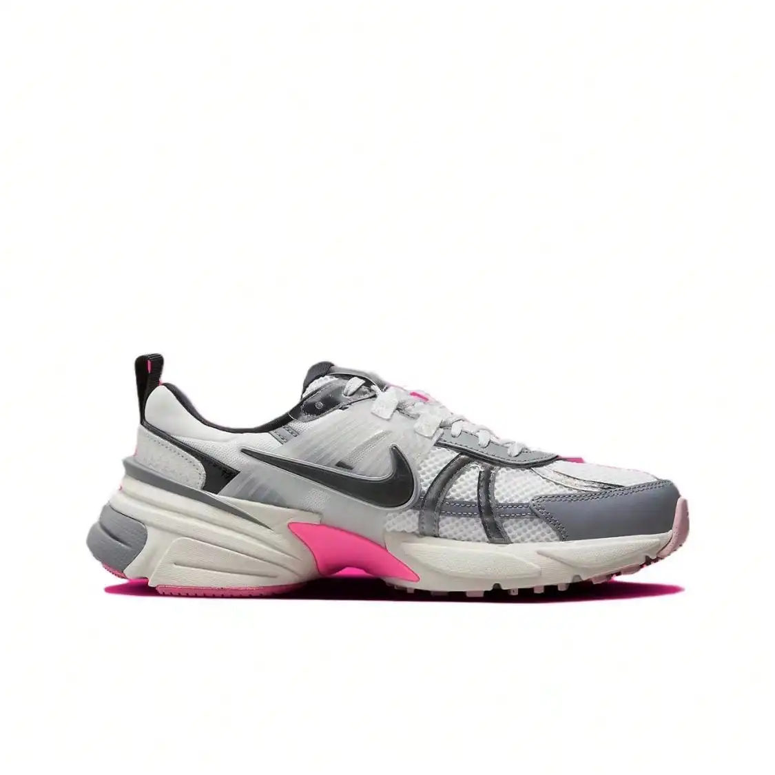 Nike V2K Run Comfortable Sports Knit Breathable Lightweight Low-Top Casual City Commute Running Shoes, Women FZ5061-100