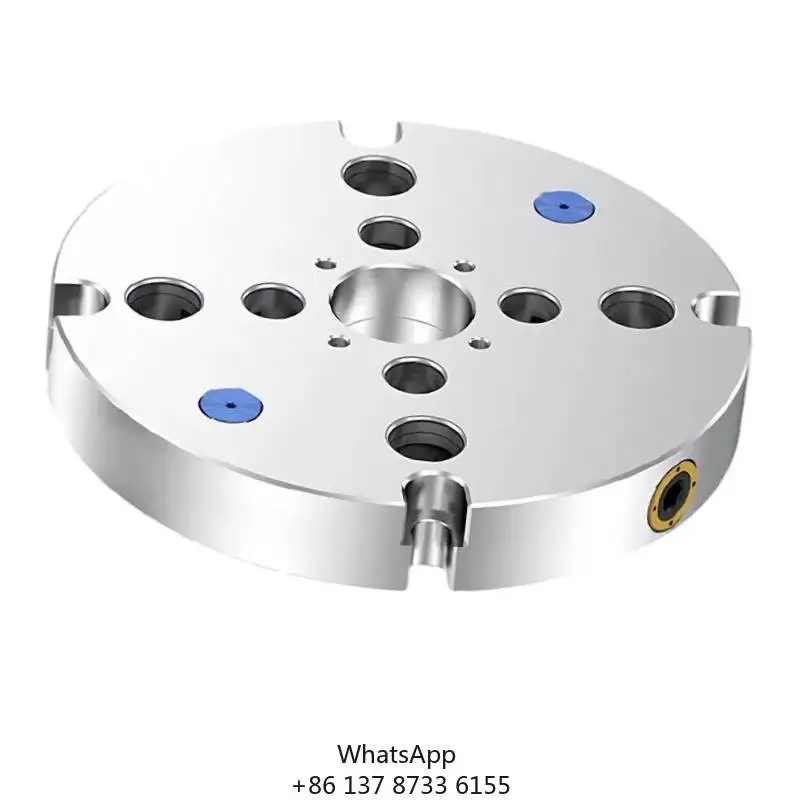 ZPP TO9652-200 Round CNC Base Plate, Robust Design For 5 Axis Vices Workholding Clamping