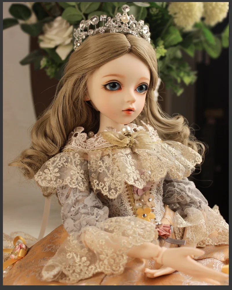 Bjd 1/3 Ball Jointed Doll Gifts For Girl Handpainted Makeup Fullset Lolita Princess Doll With Clothes