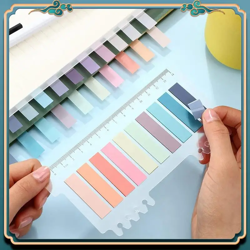 (Новинка) - 400 листов, прозрачные липкие заметки, самоклеящийся маркер, аннотация, книга для чтения, прозрачная вкладка, прочный, легкий вкладыш