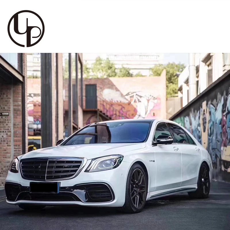 

STLFNew Product ABS S Class W222 S65 TI Style 2014~2020y Car Body Kit Car Bumper Parts Front Grill Car Grills