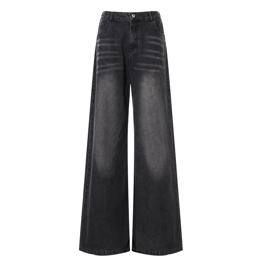 Denim Jeans donna pantalone donna Business abbigliamento da lavoro 1 paio di pantaloni a gamba larga Casual Hot Girl Wear