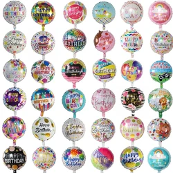 18inch Fruit Foil Balloon Happy Birthday Balloons Wedding Holiday Festival Party Decoration Kids Toy Baby Shower helium Globos