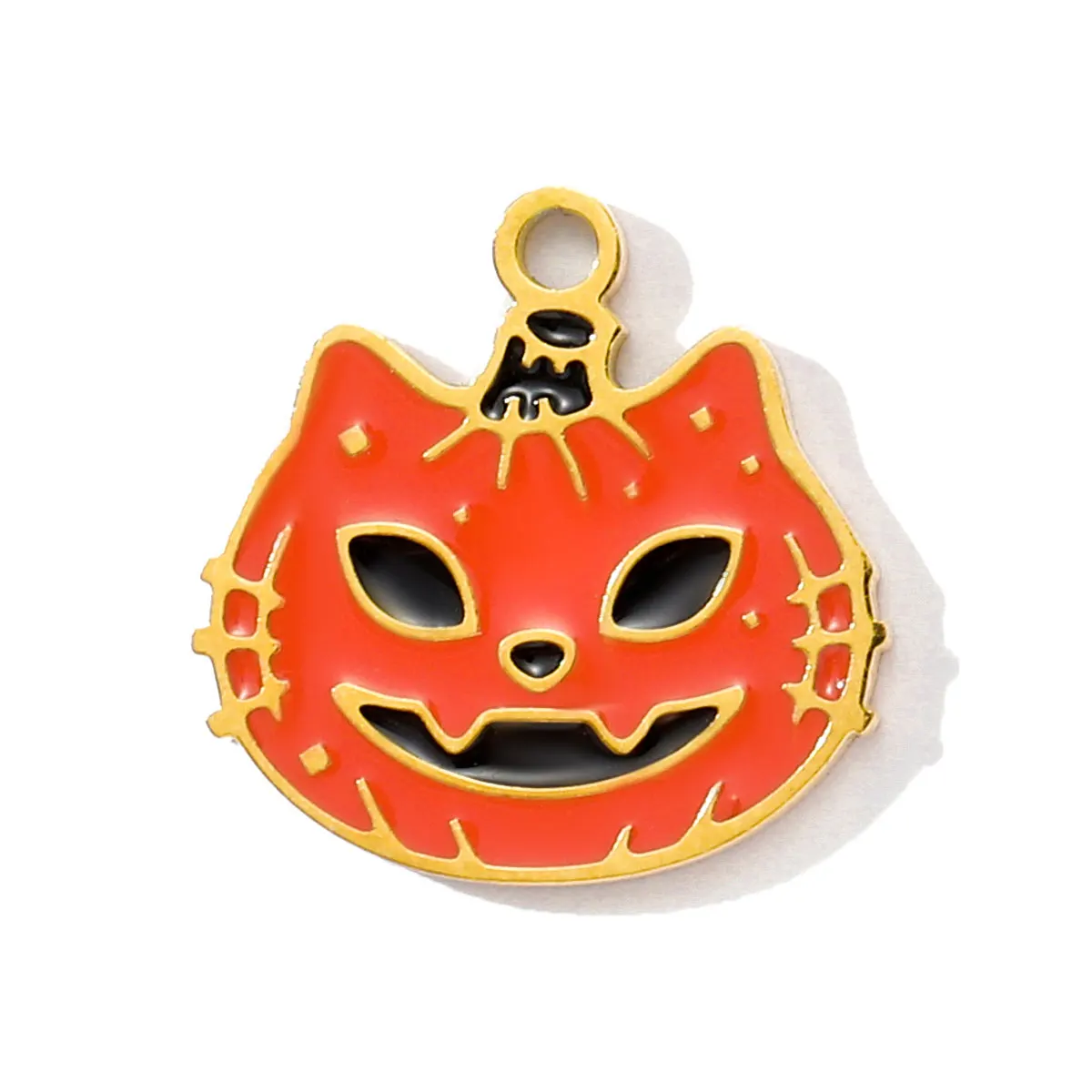 3pcs/Lot Wholesale Stainless Steel Witch Hat Pumpkin Ghost Necklace Pendant Mummy Vampire DIY Charms Halloween Owl Jewelry