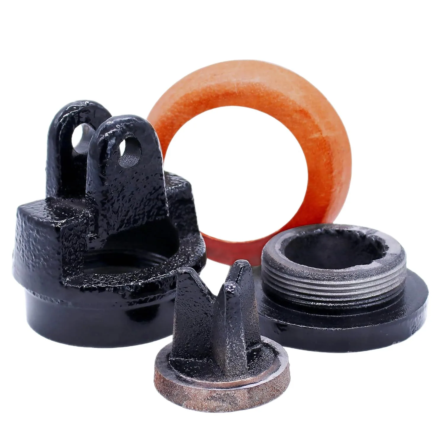 

Model 75 Hand Pump Replacement Piston with Cast Iron and Leather Seal Plus Extra Pin for Reliable Water Pump Maintenance